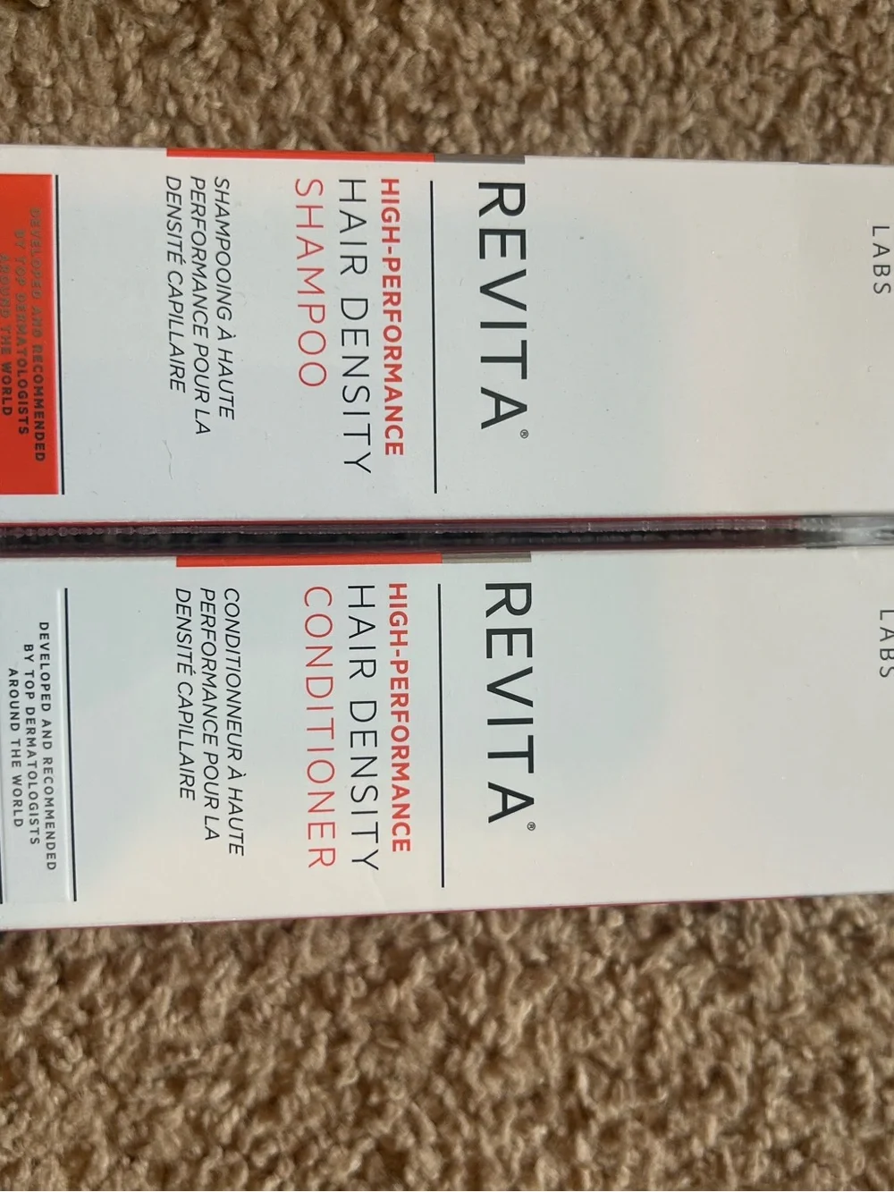Revita High-Performance Hair Density Shampoo & Conditioner Duo - White & Red